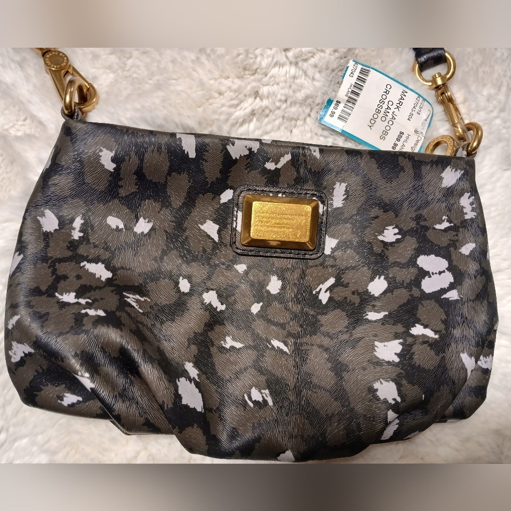 Marc By Marc Jacobs Patterned Crossbody Bag with Gold Accents - Picture 15 of 16